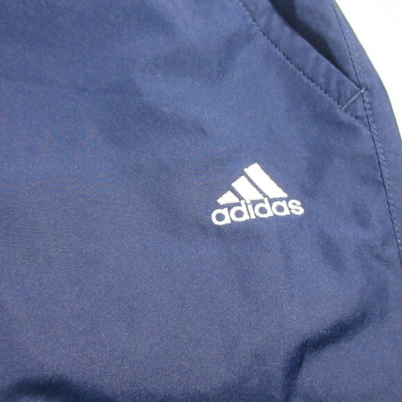 Vintage adidas Y2K womens navy white ClimaProof wide leg capris XL - Picture 4 of 11